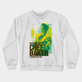 Chet Baker concert graphic Crewneck Sweatshirt